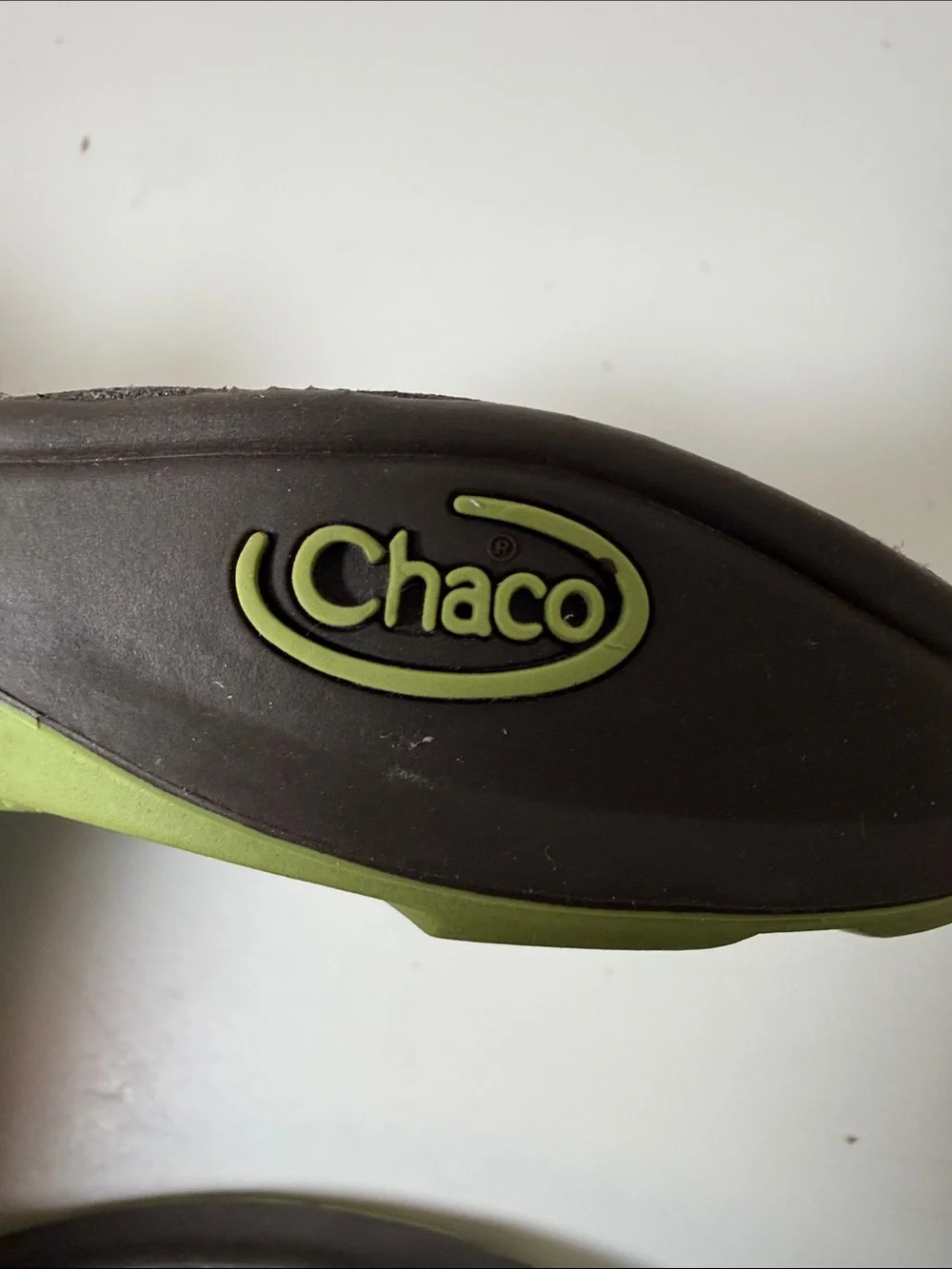 Chaco Kid’s Brown Flip Flop Sandals with Patterned Straps - Size 4